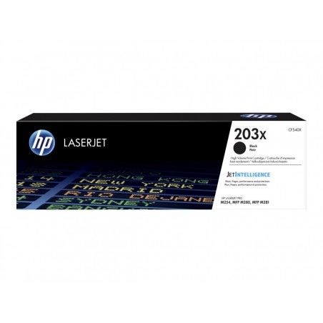 HP 203X - à rendement élevé - noir - originale - LaserJet - cartouche de toner (CF540X)