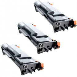 Toner équivalent à Brother TN3480 Pack de 3 Noir