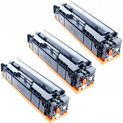 Toner équivalent à HP 203X Pack de 3 Noir