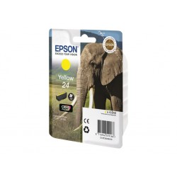 Epson T24 Elephant - jaune - originale - cartouche d'encre