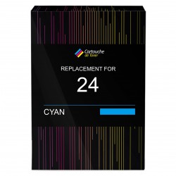 Epson Cyan 24 cartouche d'encre compatible