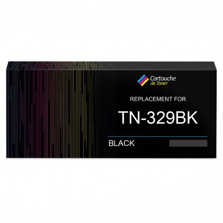 Toner compatible Brother TN329BK