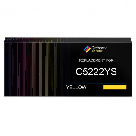 Cartouche de toner C5222YS Lexmark compatible Jaune