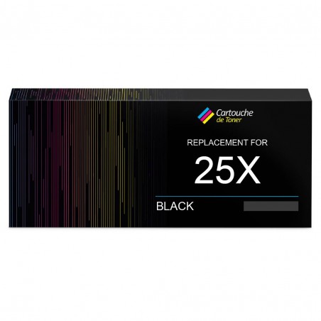 25X toner compatible Noir