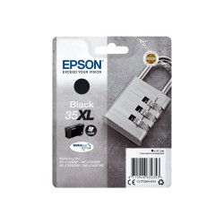 Epson T35XL Cadenas - à rendement élevé - noire - originale - cartouche d'encre