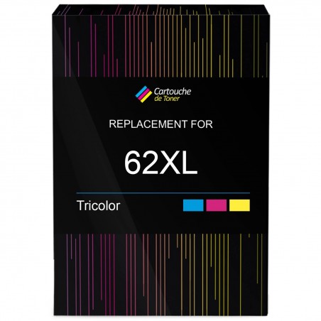 Cartouche compatible 62XL HP Couleur