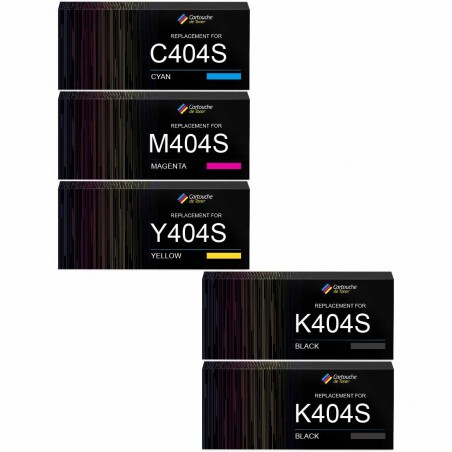 Pack de 5 Samsung SU100A CLTP404C-PCK5 compatible