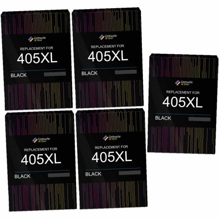 Pack de 5 encres C13T05H14010 405XL compatibles Epson