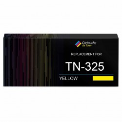 Brother toner compatible TN325Y Jaune 